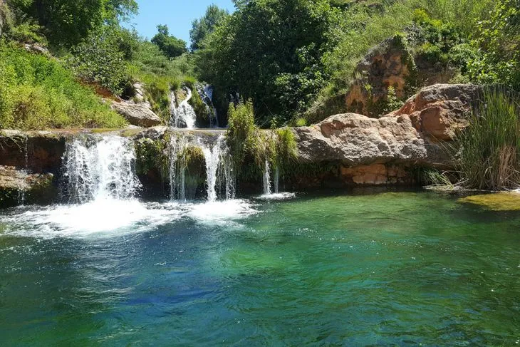 Font de la Rabosa en Beceite, poza natural gratuita cerca de Valderrobres